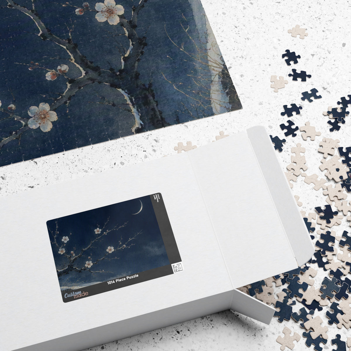 Plum Blossom Puzzle — ukiyo-e jigsaw puzzle by Akariwave, view 16