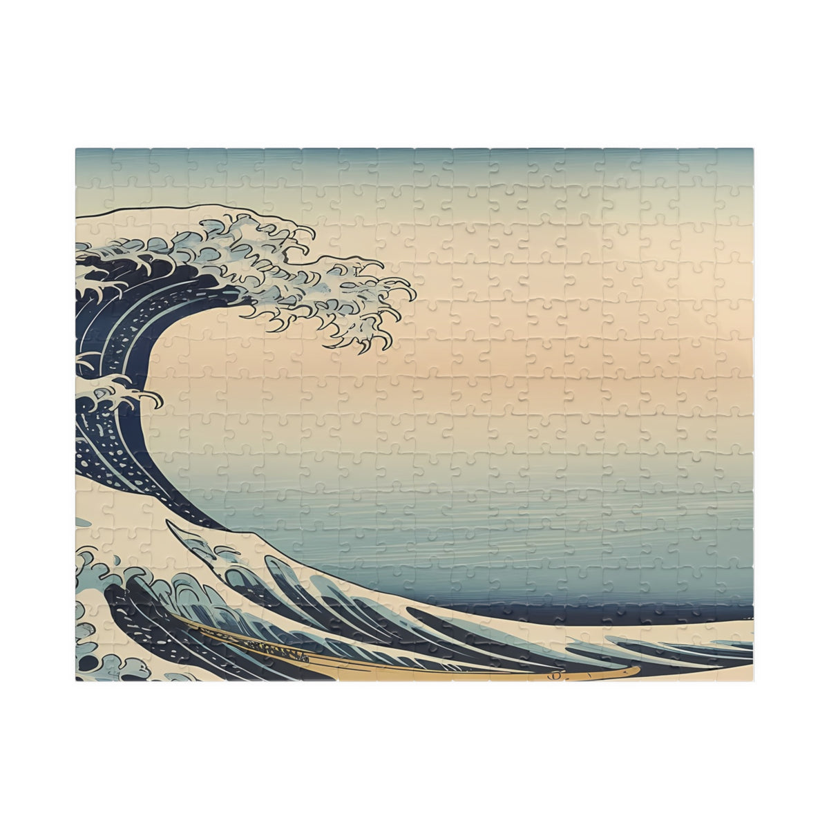 Hokusai Wave Puzzle — ukiyo-e jigsaw puzzle by Akariwave, view 2