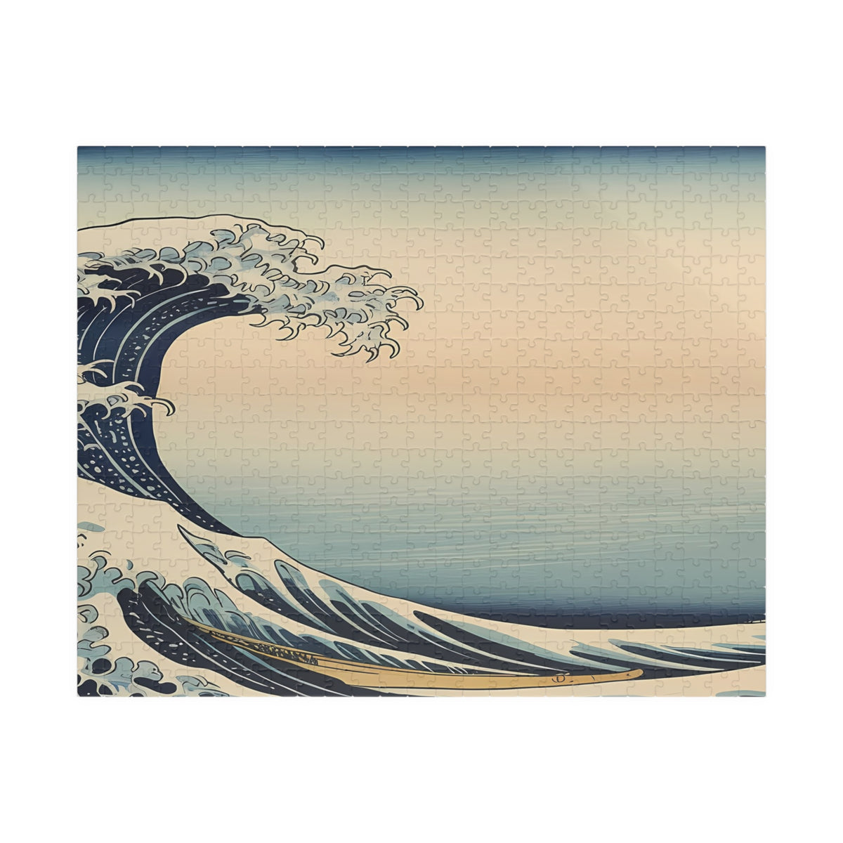 Hokusai Wave Puzzle — ukiyo-e jigsaw puzzle by Akariwave, view 3