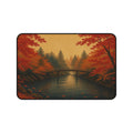 Maple River Desk Mat — Japanese autumn desk pad by Akariwave, view 3