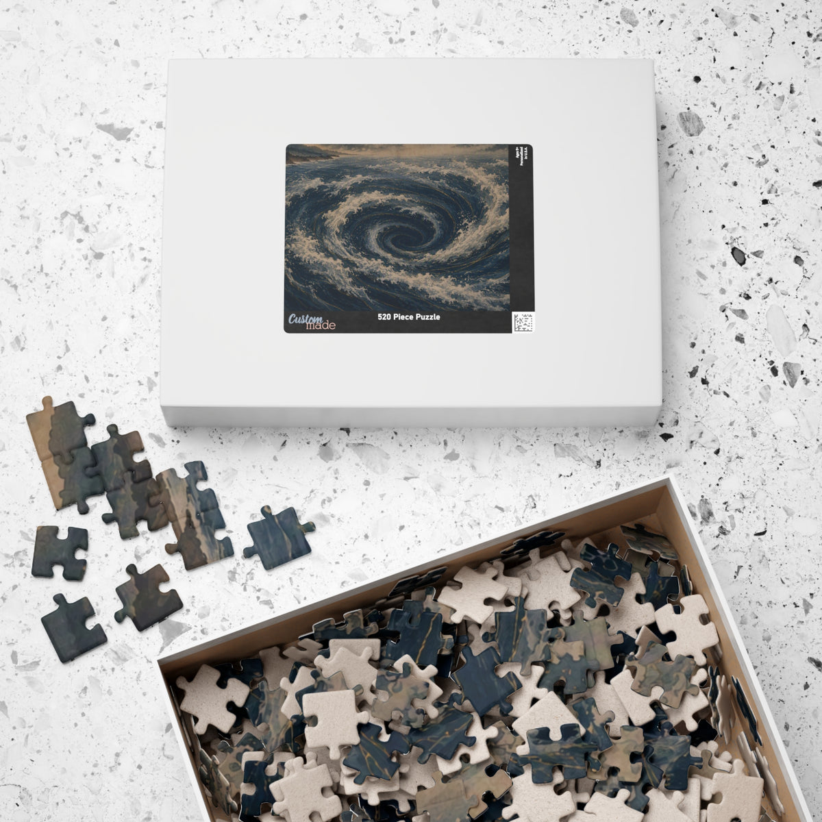 Whirlpool Puzzle — ukiyo-e jigsaw puzzle by Akariwave, view 13