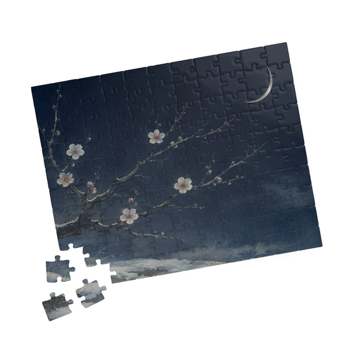 Plum Blossom Puzzle — ukiyo-e jigsaw puzzle by Akariwave, view 6