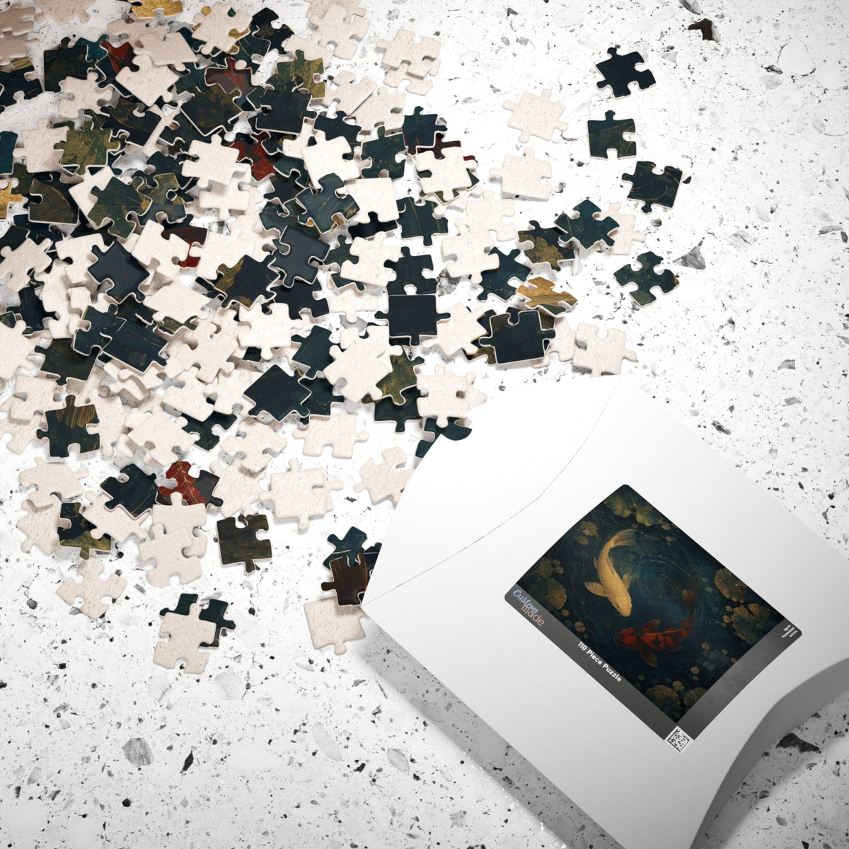 Koi Pond Puzzle — ukiyo-e jigsaw puzzle by Akariwave, view 7