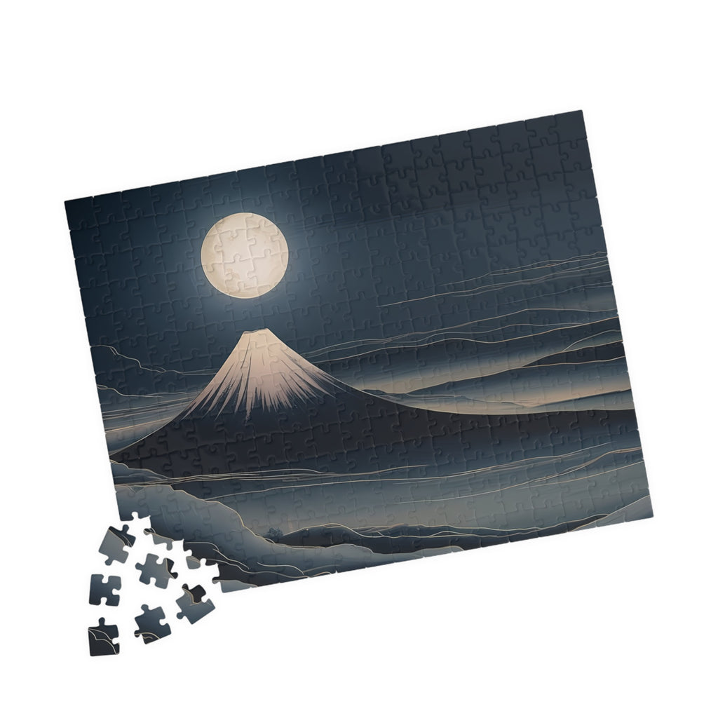 Fuji Moon Puzzle — ukiyo-e jigsaw puzzle by Akariwave, view 9