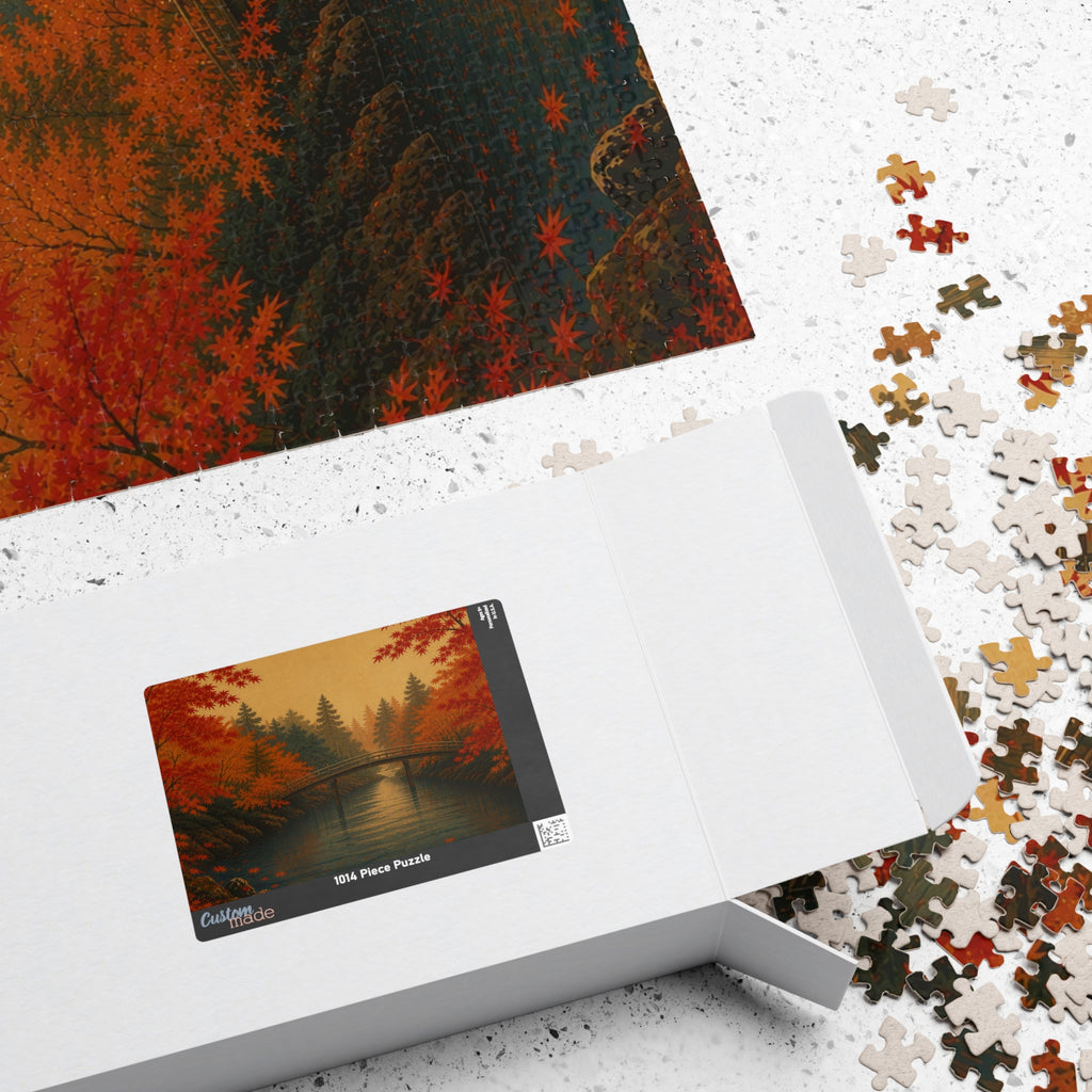 Maple River Puzzle — ukiyo-e jigsaw puzzle by Akariwave, view 16