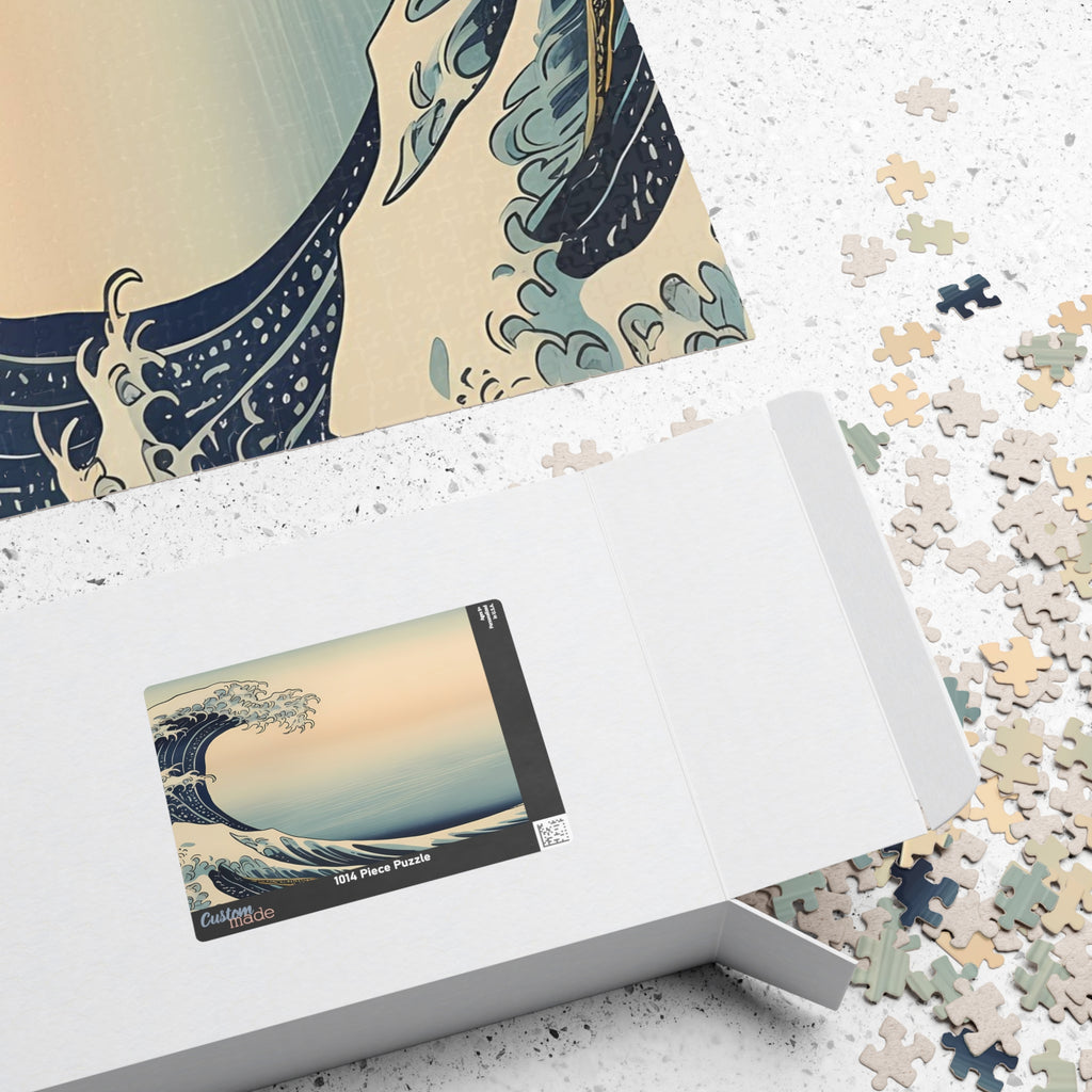 Hokusai Wave Puzzle — ukiyo-e jigsaw puzzle by Akariwave, view 16