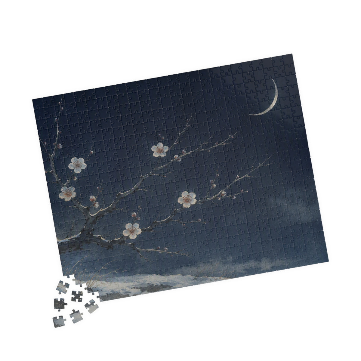 Plum Blossom Puzzle — ukiyo-e jigsaw puzzle by Akariwave, view 12