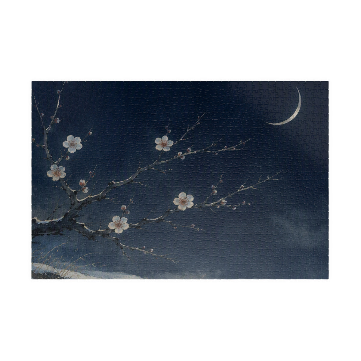 Plum Blossom Puzzle — ukiyo-e jigsaw puzzle by Akariwave, view 4