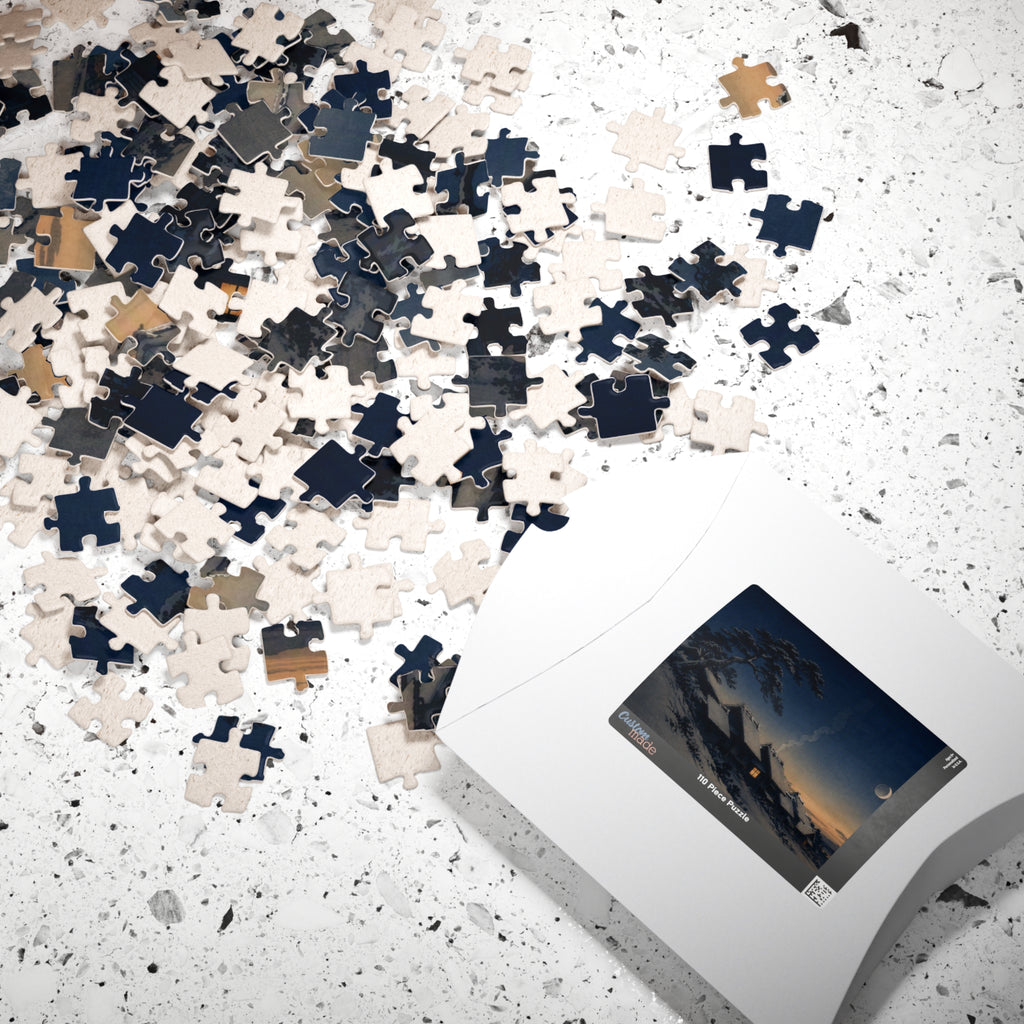 Snow Village Puzzle — ukiyo-e jigsaw puzzle by Akariwave, view 7
