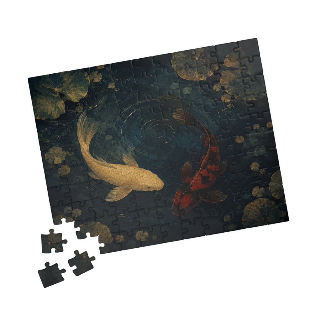 Koi Pond Puzzle — ukiyo-e jigsaw puzzle by Akariwave, view 6