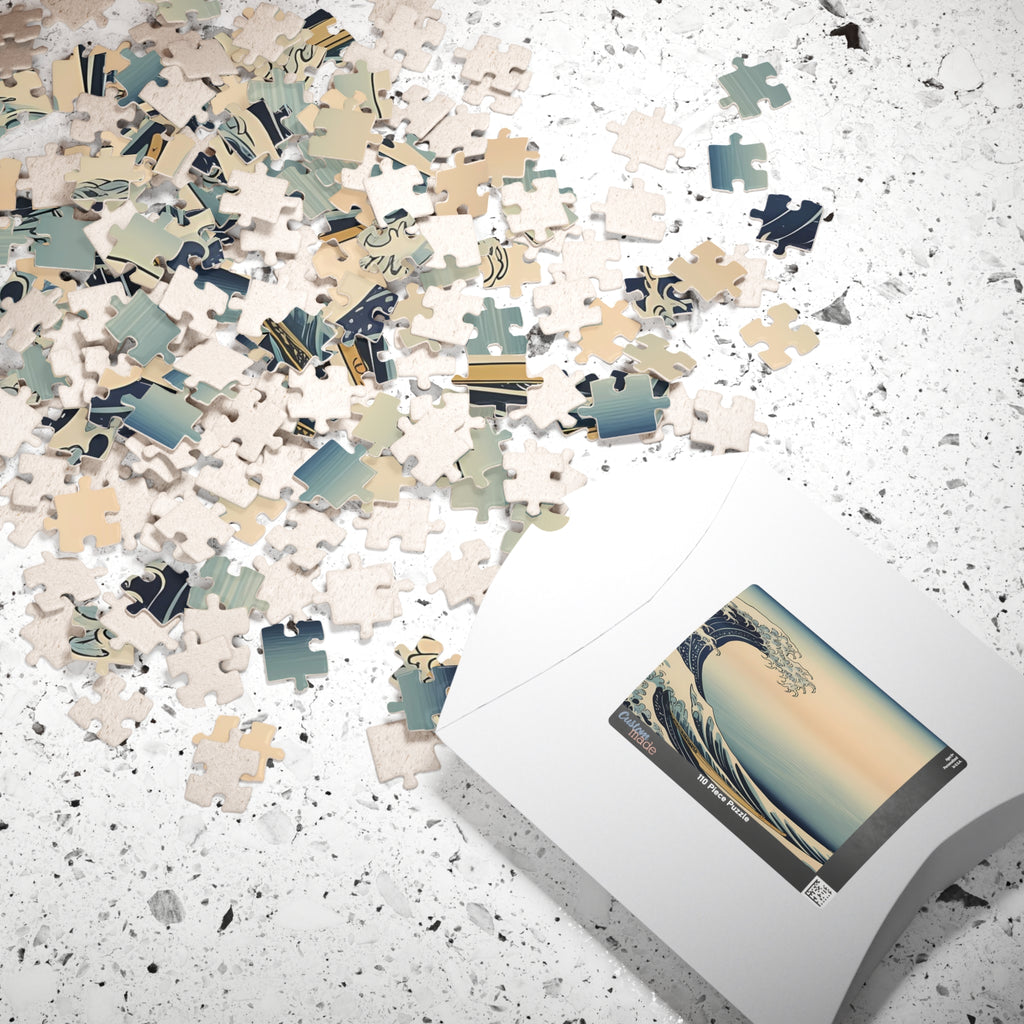 Hokusai Wave Puzzle — ukiyo-e jigsaw puzzle by Akariwave, view 7