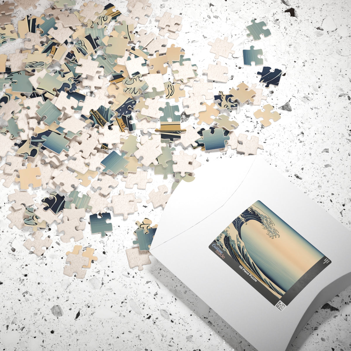 Hokusai Wave Puzzle — ukiyo-e jigsaw puzzle by Akariwave, view 7