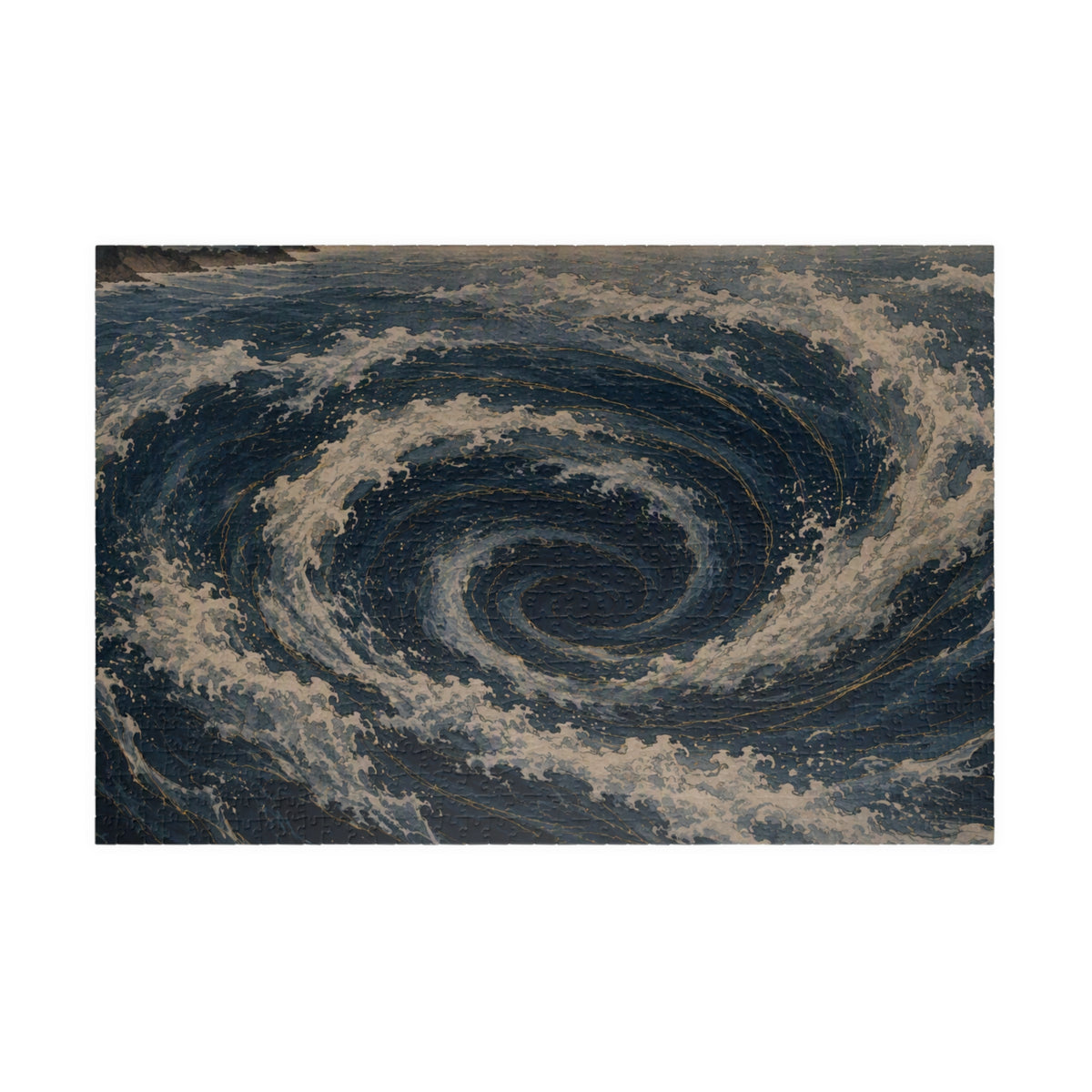 Whirlpool Puzzle — ukiyo-e jigsaw puzzle by Akariwave, view 4