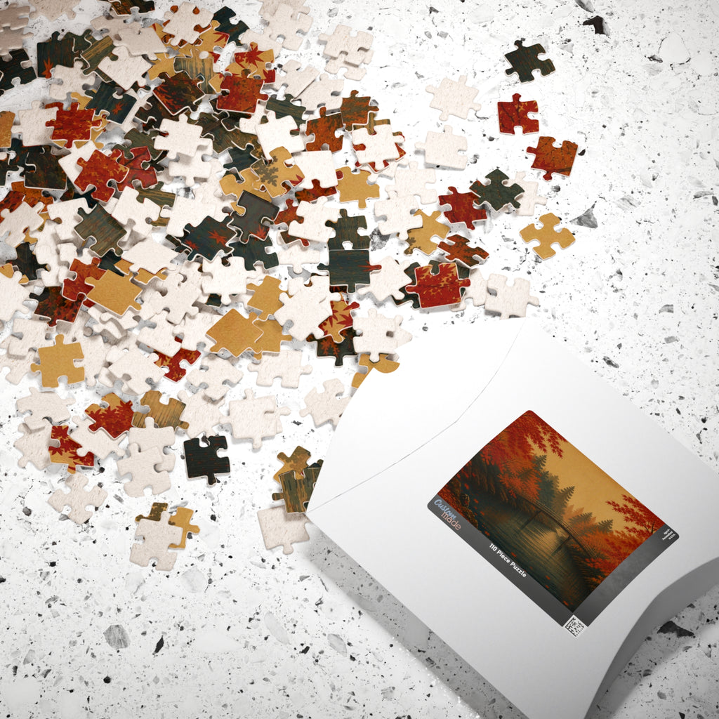 Maple River Puzzle — ukiyo-e jigsaw puzzle by Akariwave, view 7