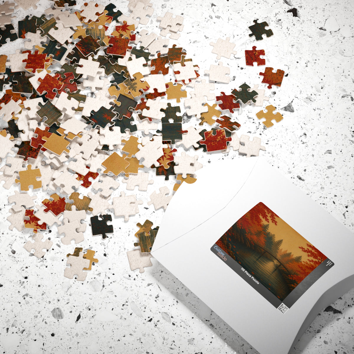 Maple River Puzzle — ukiyo-e jigsaw puzzle by Akariwave, view 7