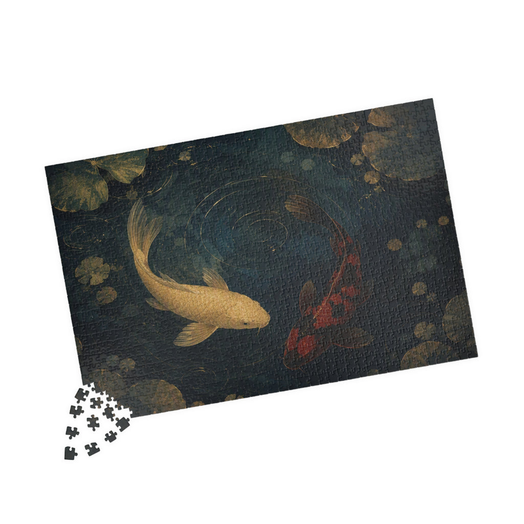 Koi Pond Puzzle — ukiyo-e jigsaw puzzle by Akariwave, view 15