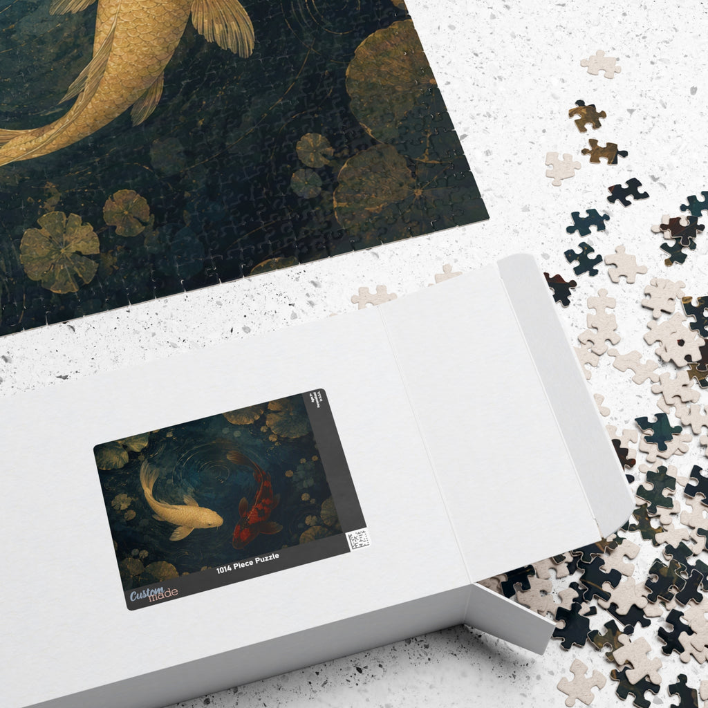 Koi Pond Puzzle — ukiyo-e jigsaw puzzle by Akariwave, view 16