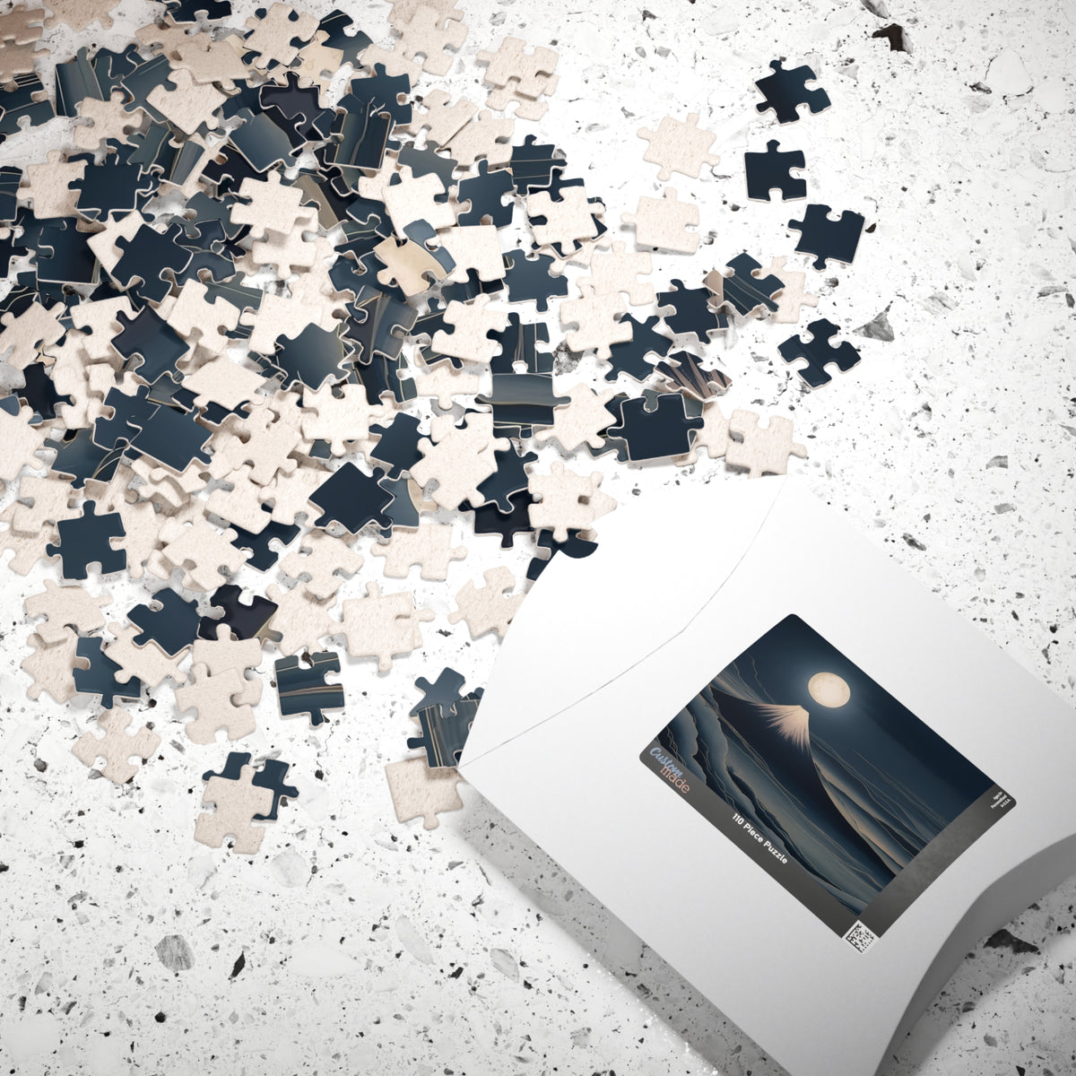 Fuji Moon Puzzle — ukiyo-e jigsaw puzzle by Akariwave, view 7