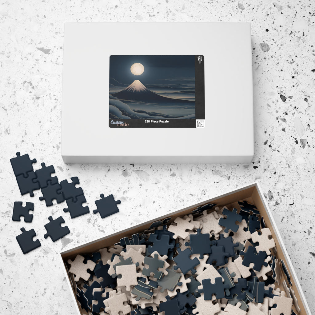 Fuji Moon Puzzle — ukiyo-e jigsaw puzzle by Akariwave, view 13