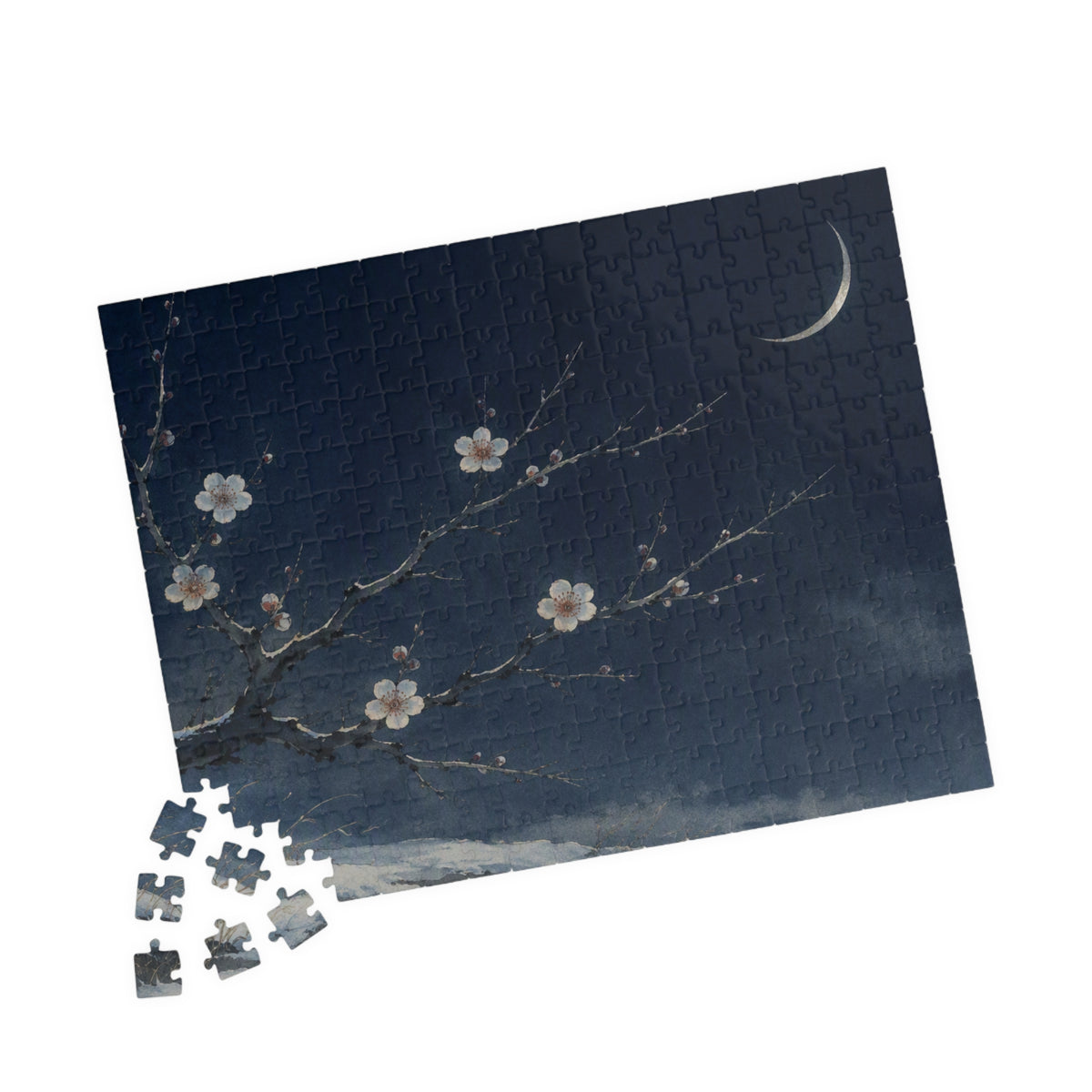 Plum Blossom Puzzle — ukiyo-e jigsaw puzzle by Akariwave, view 9