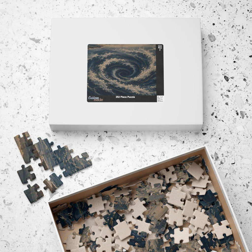 Whirlpool Puzzle — ukiyo-e jigsaw puzzle by Akariwave, view 10
