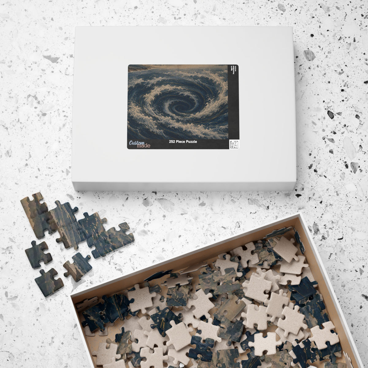 Whirlpool Puzzle — ukiyo-e jigsaw puzzle by Akariwave, view 10