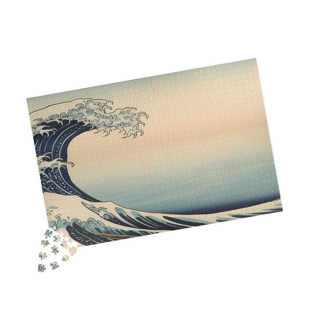 Hokusai Wave Puzzle — ukiyo-e jigsaw puzzle by Akariwave, view 15