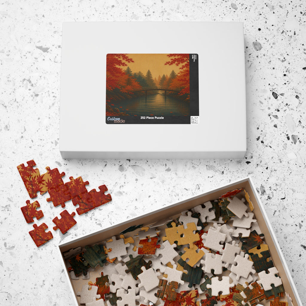 Maple River Puzzle — ukiyo-e jigsaw puzzle by Akariwave, view 10