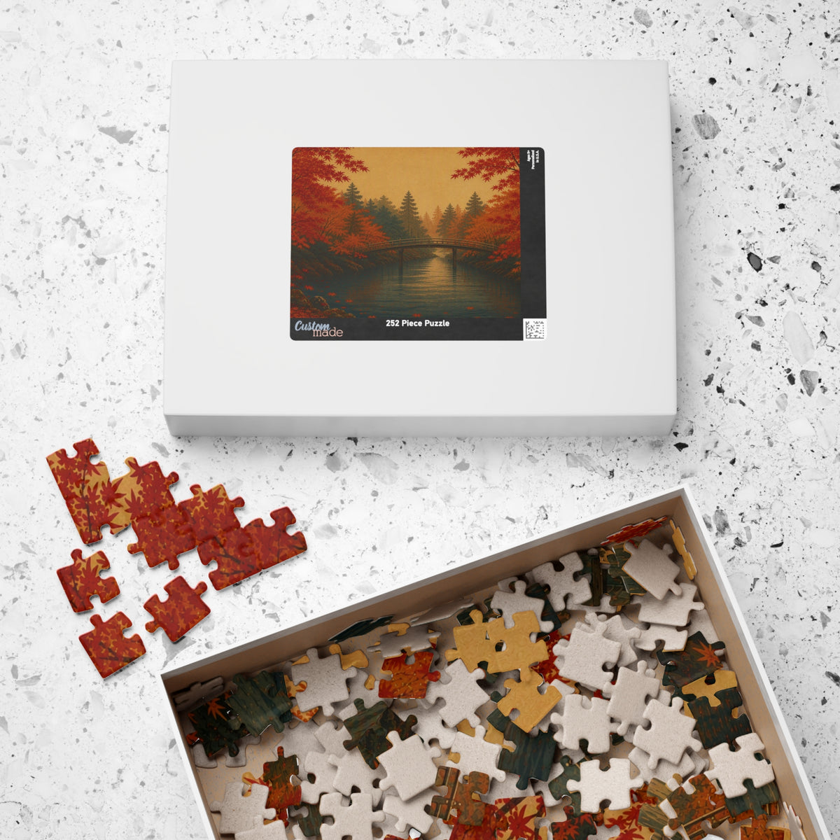Maple River Puzzle — ukiyo-e jigsaw puzzle by Akariwave, view 10