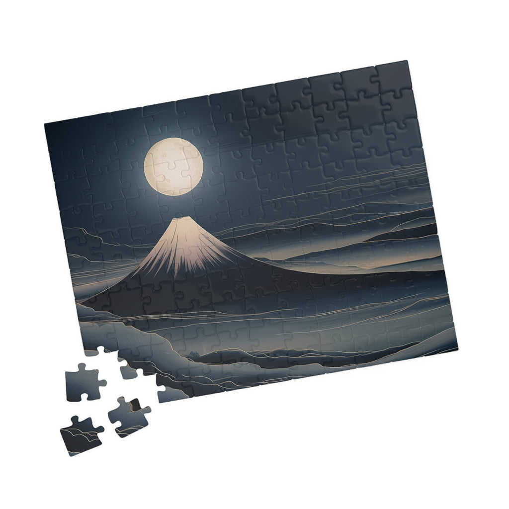 Fuji Moon Puzzle — ukiyo-e jigsaw puzzle by Akariwave, view 6