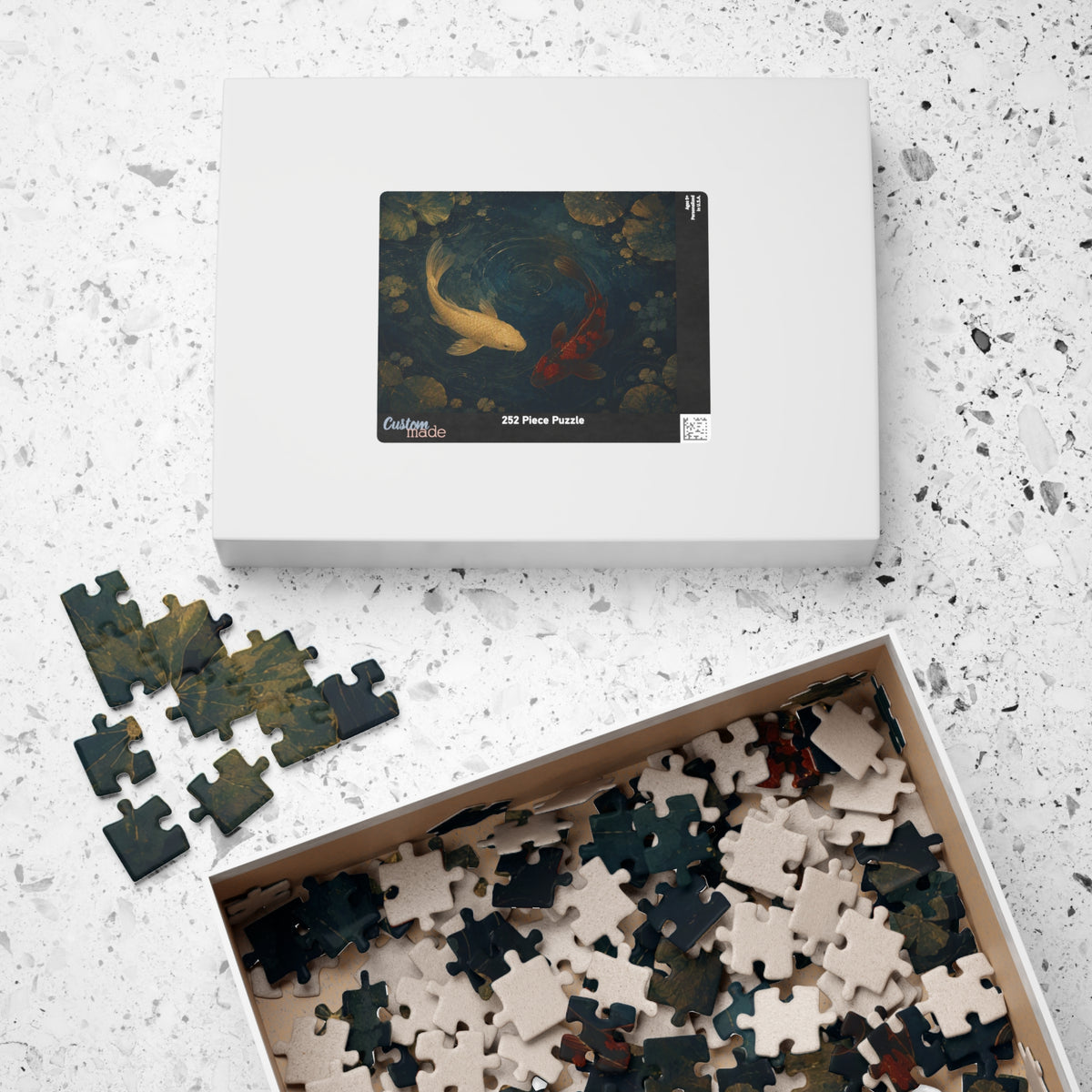 Koi Pond Puzzle — ukiyo-e jigsaw puzzle by Akariwave, view 10