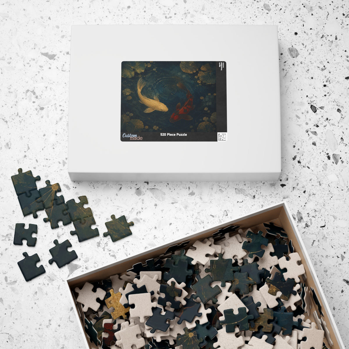 Koi Pond Puzzle — ukiyo-e jigsaw puzzle by Akariwave, view 13